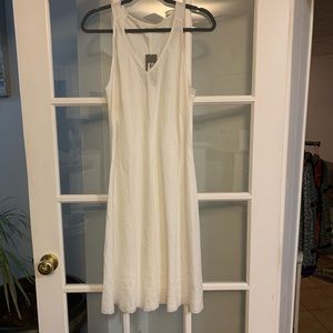 NWT - Eileen Fisher White Organic Cotton Dress